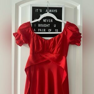 Petal and Pup oralie dress in red. Size 0. Worn once, in perfect condition.